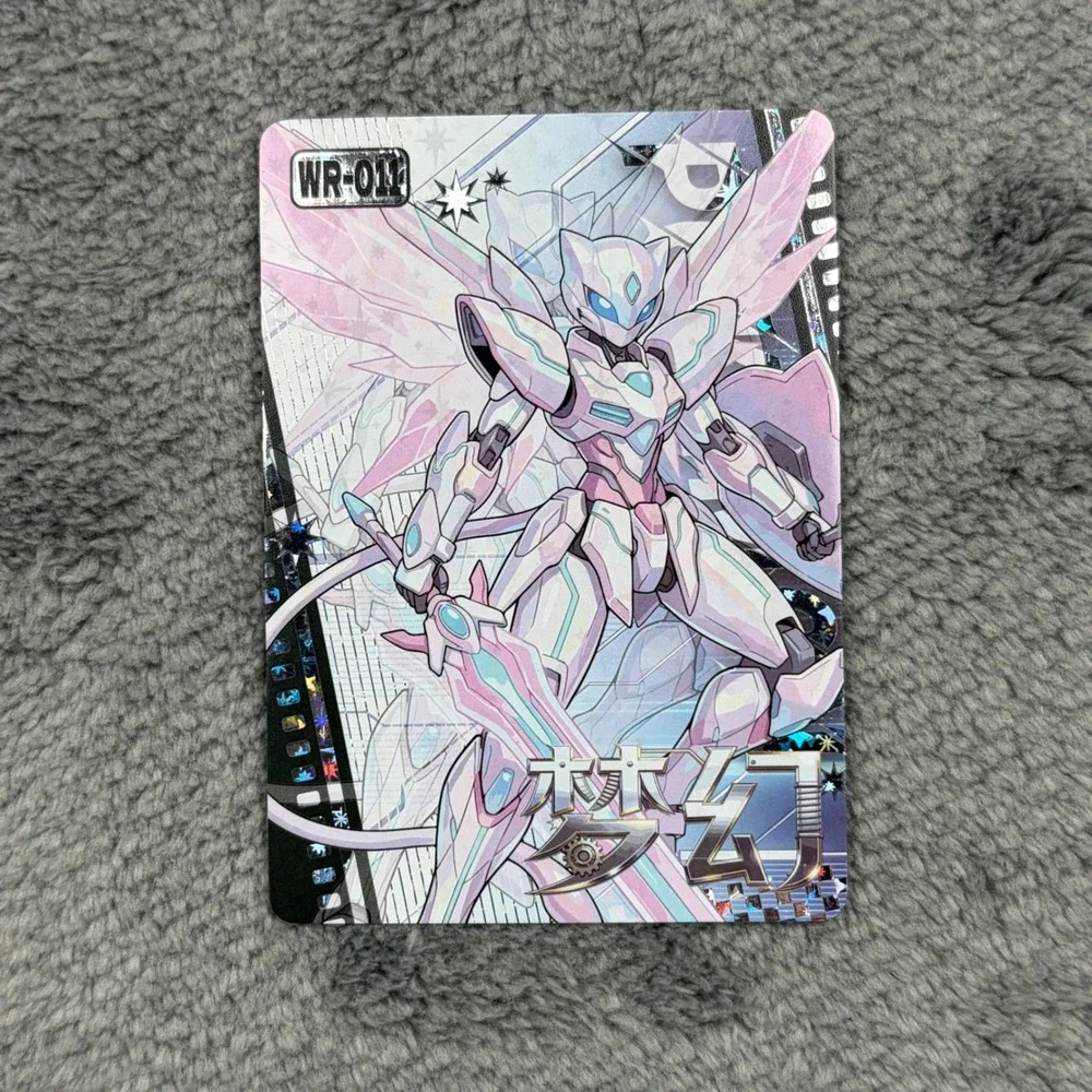 Chinese Mengka 2.0 Pokemon Mew Mewtwo Pixel Mecha Fan Art Holographic Card Set